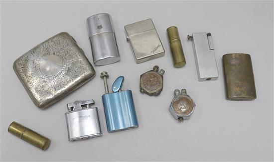 Lighter and cigarette cases